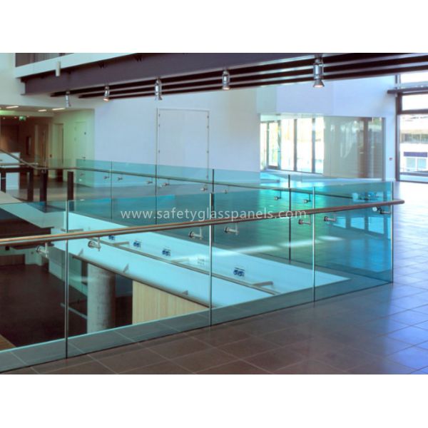 Tinted Tempered Architectural Glass Balustrade Frameless Glass Fencing