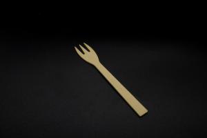 Cheap Natural Plain Moso Bamboo Disposable Forks 137mm for Party picnics for sale