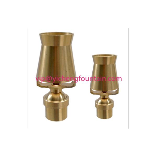 Adjustable Cascade Water Fountain Nozzles Fountain Spray Heads To Have Great Foam Brass Material