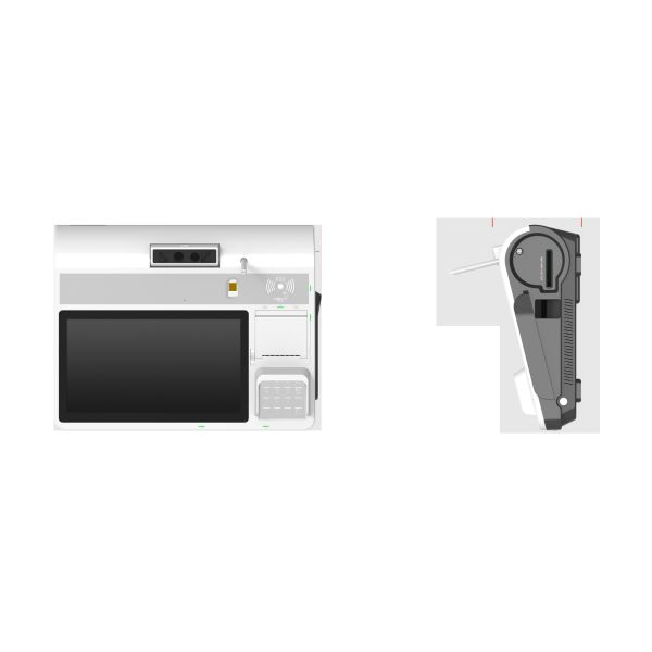 Transactions with Advanced ATM Solution RJ45 LAN Interface 1 USB Port 2 GNSS Antenna