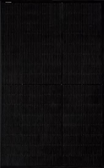 405-425w 2x40 Cells All Black Bifacial Solar Module 182mm 16BB Half Cell Solar Module