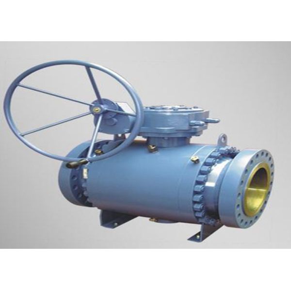 Three Piece Trunnion Ball Valve / Regular Bore Ball Valve DBB Function