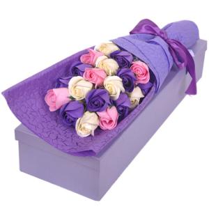 Cheap Collapsible Flower Gifts Paper Packaging Box CMYK Or Pantone Printing for sale