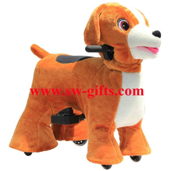 Coin operated kid electric rides stuffed animal toys kiddie ride china supplier