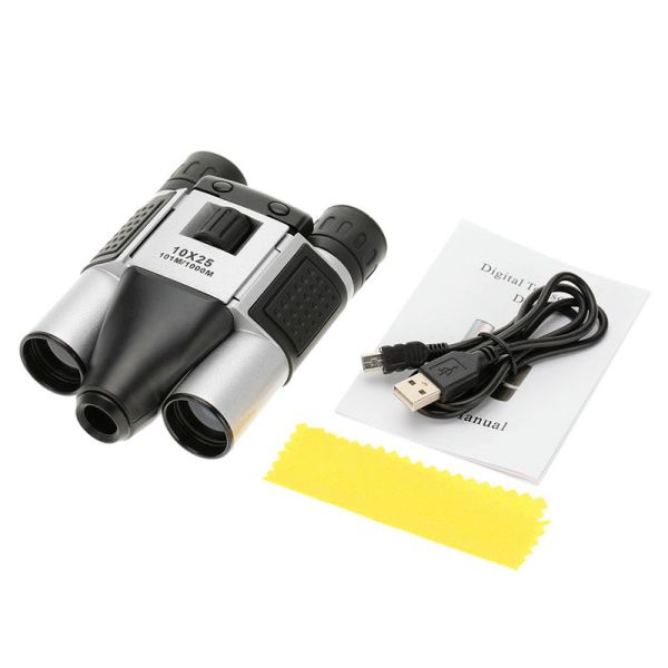 DT08 Binocular Built-in Digital Telescope Camera Far Shoot 1.3MP Video Recorder 10x25 101M/1000M outdoor camping hiking