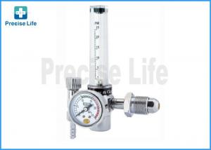 Cheap Zinc Alloy G5/8 male CO2 / Argon pressure regulator with Gas Flowmeter for sale