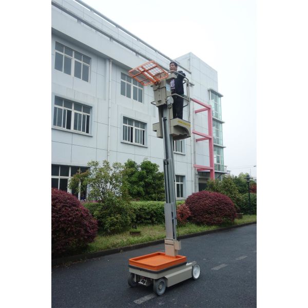 Premium Quality Durable Vertical Mast Self Propelled Aerial Man Lift Electric Order Picker