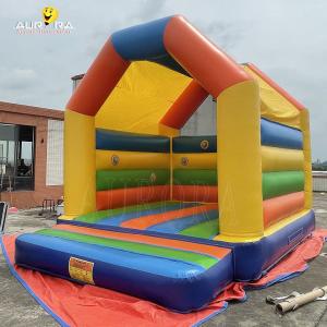 China Yellow Blue Inflatable Bounce House Bouncy Castle Indoor Outdoor Bouncy House on sale