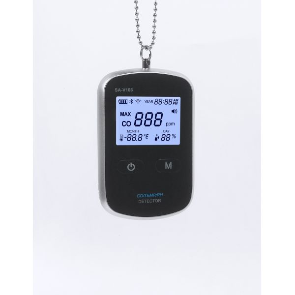 Lightweight Travel Handheld Carbon Dioxide Detector Alarm For RH CO Tracking