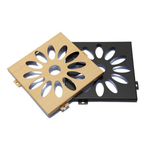 Fireproof Carved Aluminum Veneer Sheets Construction Material Durable Structures