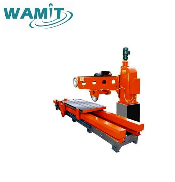 Oil Soaking Single Arm 180MM Granite Stone Cutting Machine New Condition