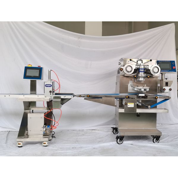 Fully Automatic Fig Roll Making Machine / Ss304 Fig Bar Encrusting Machine