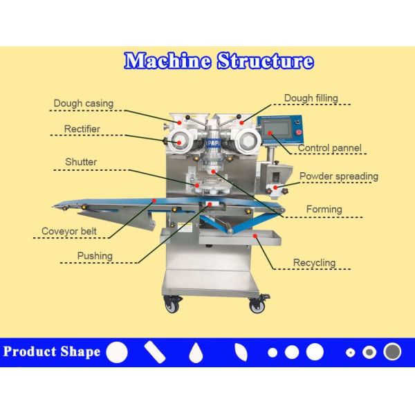 P160 ice box cookies making machine/encrusting machine