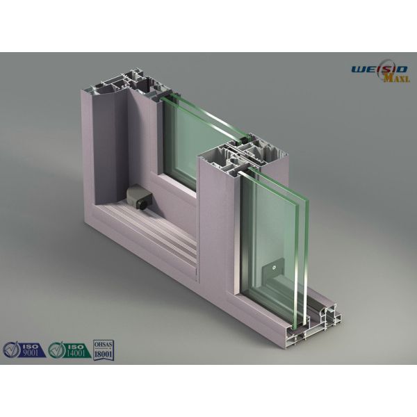 Thermal Break Extrusion Aluminum Profiles Mill Finished Surface