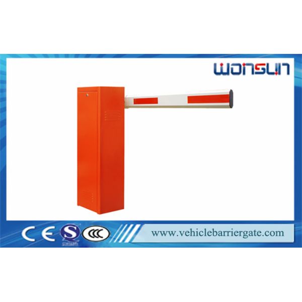 0.6s Led Rubber Straight Automatic Boom Gates For Highway Toll