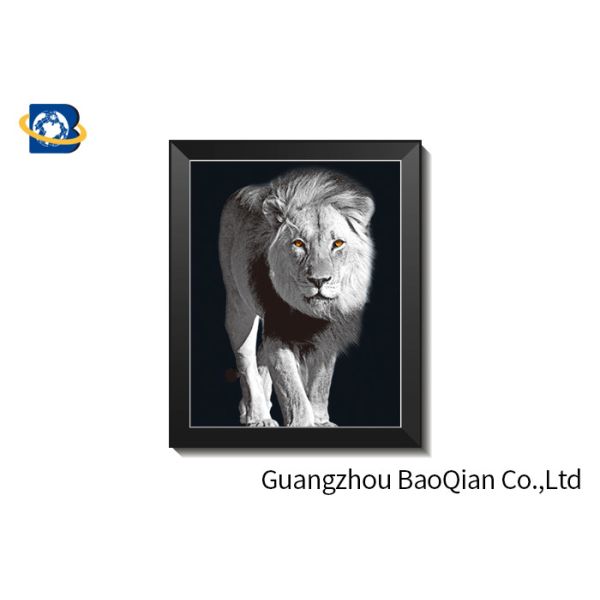 Hotel Decoration 3D Lenticular Pictures / 40x60cm 3D Animals Photos