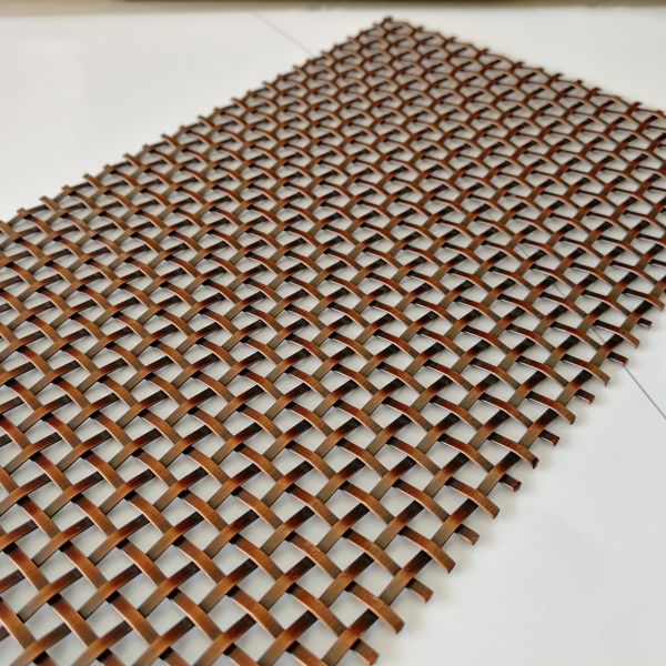 Contemporary Architecture Metal Mesh Woven High Transparency