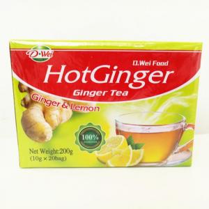 Cheap Healthy Instant Drink Powder , Sweet And Warm Lemon Flavor Ginger Tea for sale