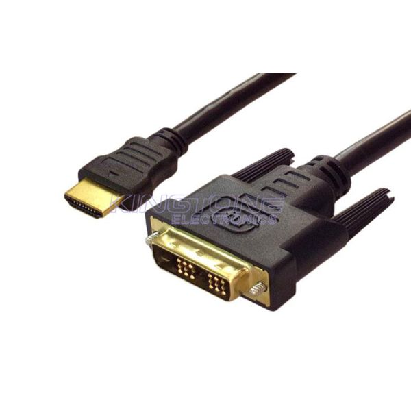 Digital Dual DVI Cable , 28 AWG 0.127mm Copper High Speed HDMI Cables With Tin-Plated