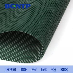 Cheap Fire Retardant PVC Mesh Fabric  vinyl coated woven polyester mesh fabric high strength  anti -uv for sale