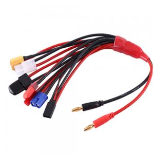 Cheap Customized Battery Wiring Harness Cable With 2.0mm 4.0mm 4.50mm Banana Plug for sale
