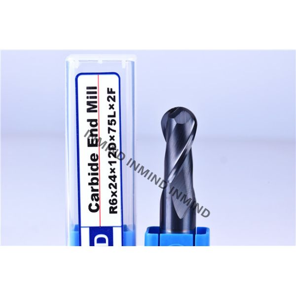 High Class 4 Flutes Square End Mill , Tungsten Carbide Solid End Mill