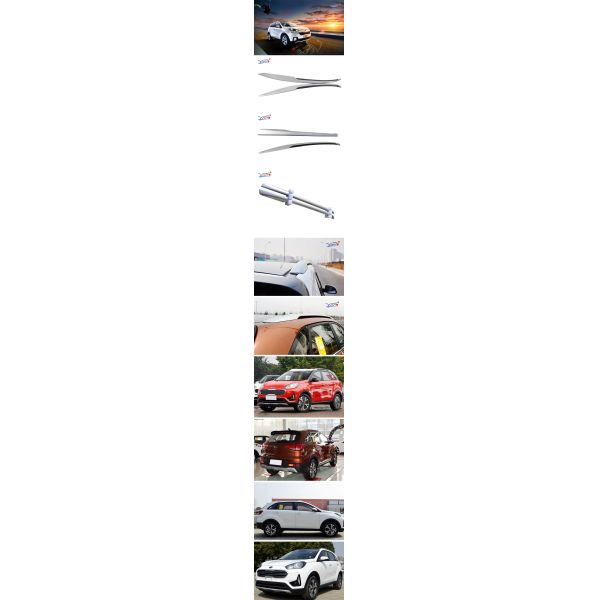 Silver C113 Universal Roof Rails , Normal Roof Rack And Rails For Kia Kx3