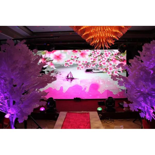 4500cd AC90V Stage Led Screen Backdrop Wedding 80m Viewing Distance