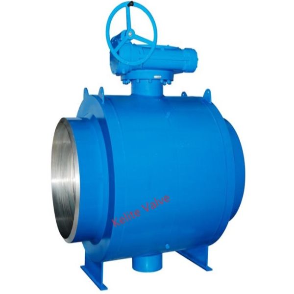 BW Flange Fully Welded Ball Valve Gear Operation Long Working Lifespan