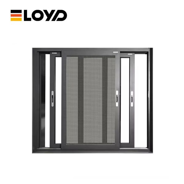 Custom Aluminium Glazed Window Thermal Break Sliding Glass For Outdoor