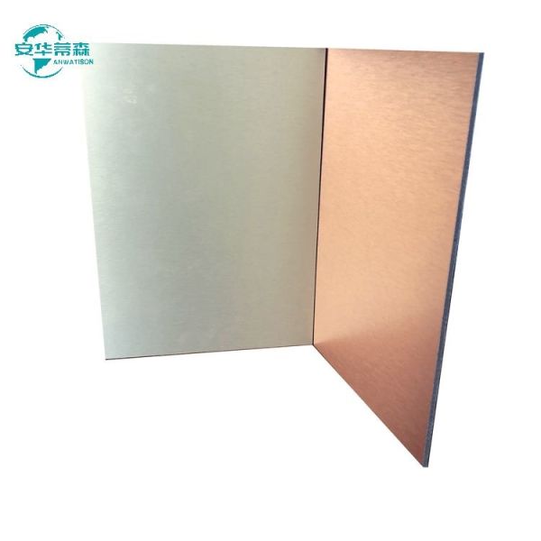 1220mm Brushed ACP Fire Retardant Composite Paneling B1 Fire Rating