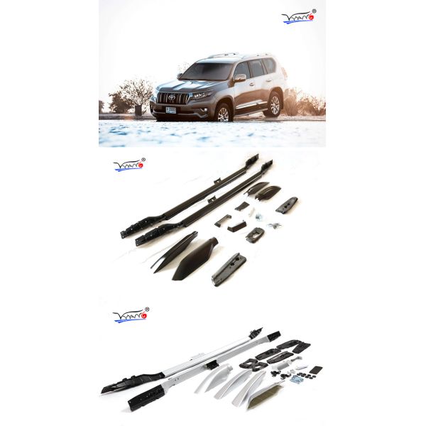 Custom Color Flush Mounted Roof Rails , C048TOYOTA PRADO Car Rails Top