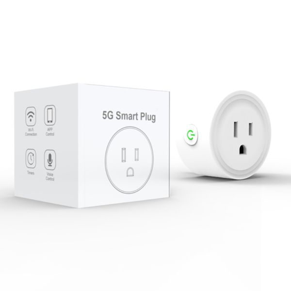 Custom 5ghz Smart Socket Plug WiFi Supports Alexa And Google Control