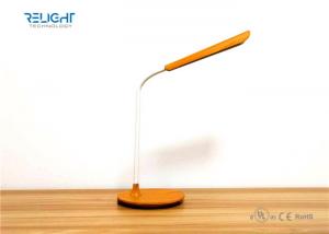 China Wooden Grain Led Desk Lamps  with Eye-Protected and USB Output Charging Port on sale