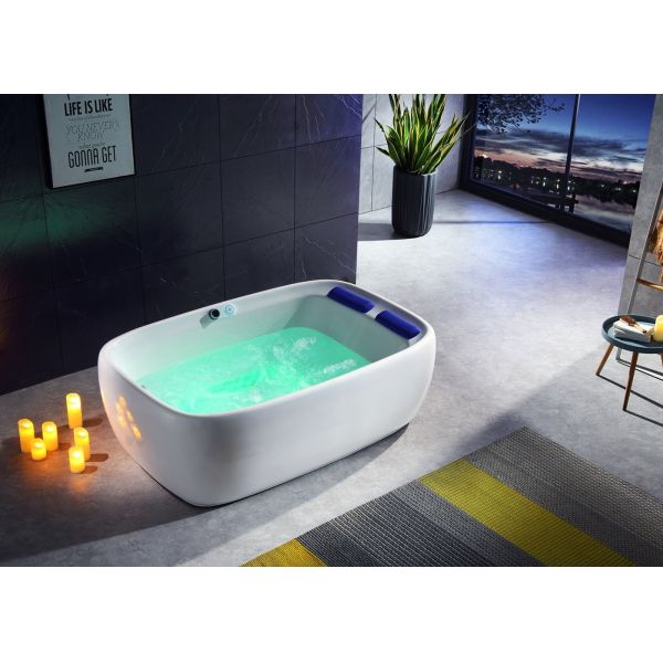 Luxurious Ladodo Double Rectangle Bathtub Model E-8009