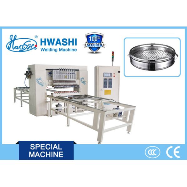 Cookware Food Steamer Grill Welding Machine , Stainless Steel Round Wire Spot Welders