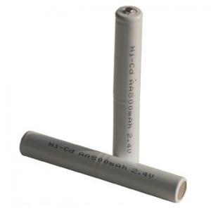 China Rechargeable Ni-CD AA 2.4V 800mAh Battery Pack in Stick Shape on sale