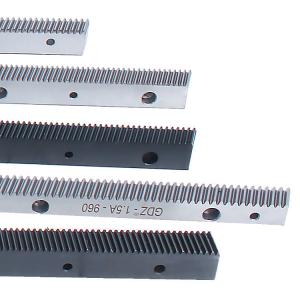 China High precision C45 steel material helical gear rack in sliver and black color scheme on sale