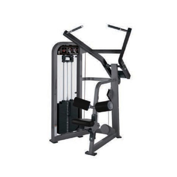 Nickel Fixed Lat Pulldown Machine U+H2012E Adjustable Seat Zero Play Multi Station