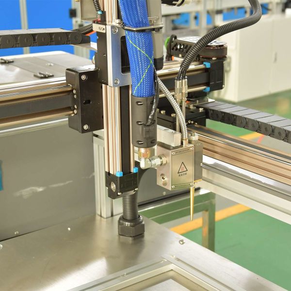 6KW Gluing Air Filter Making Machine Automatic Glue Spray