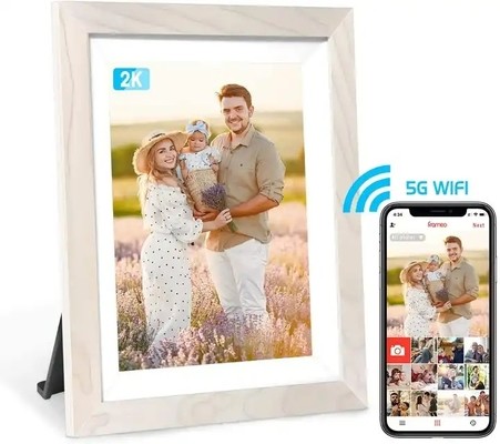 RoHS 10.1 Smart WiFi Photo Frame , 1280x800 Digital Smart Picture Frame