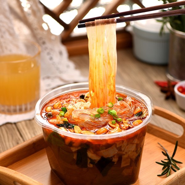 Instant Wide Vermicelli 156g Sour Spicy Sweet Potato Starch