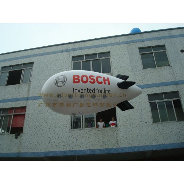 Custom Fireproof Durable Colorful Helium Zeppelin with 0.18mm PVC for Trade Show