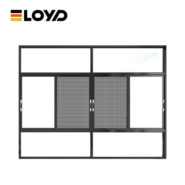 Aluminium Alloy Horizontal Sliding Doors And Windows Triple Glazed For Kitchen