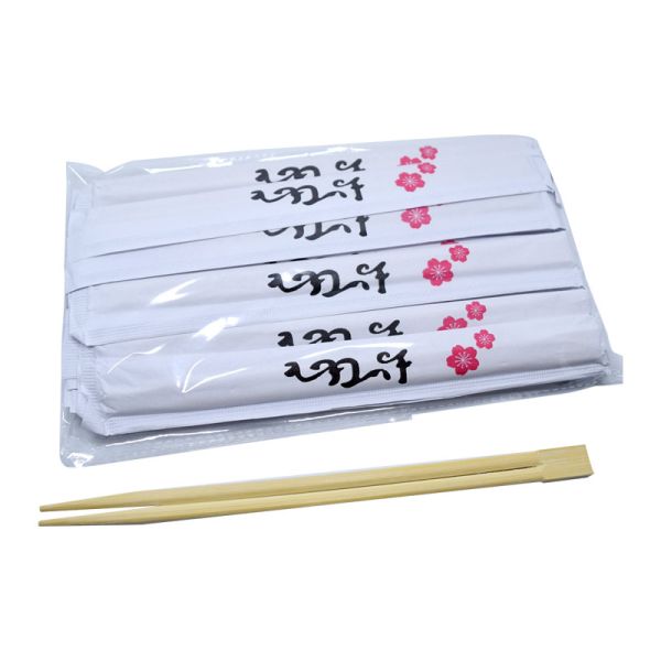 Japanese Korean Style Sushi Chopsticks Reusable Bamboo Craft Chopstick Customized Logo Printed Chopsticks