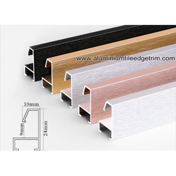 Modern Fashionable Type Brushed Metal Picture / Poster / Canvas Frames