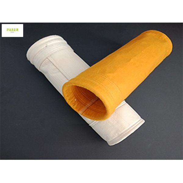 Nomex PPS Polyester Fibreglass Filter Bags Disc Bottom Customized
