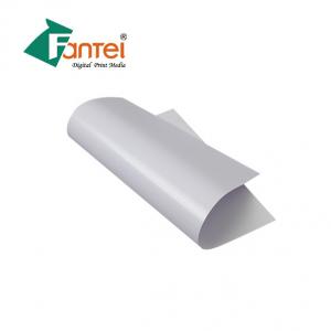 China 13oz White Pvc Banner advertising Hot Laminated With Good Tearing Strength on sale