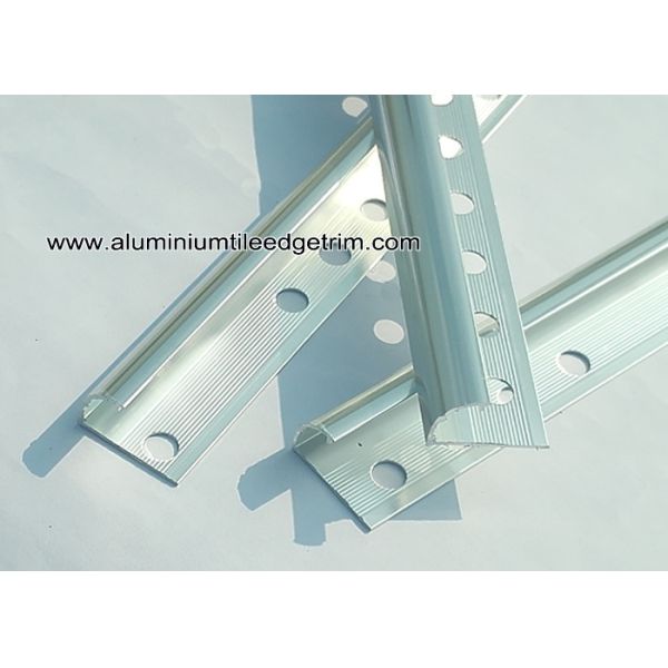 Chrome Ceramic Tile Metal Corner Trim 12mm For Tile Accessories