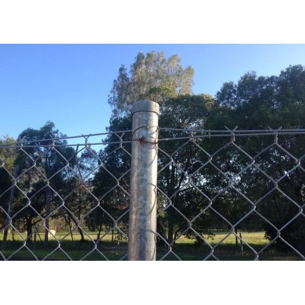 3.0mm Galvanized Twist Edge Metal Chain Link Fence Diamond Wire Mesh